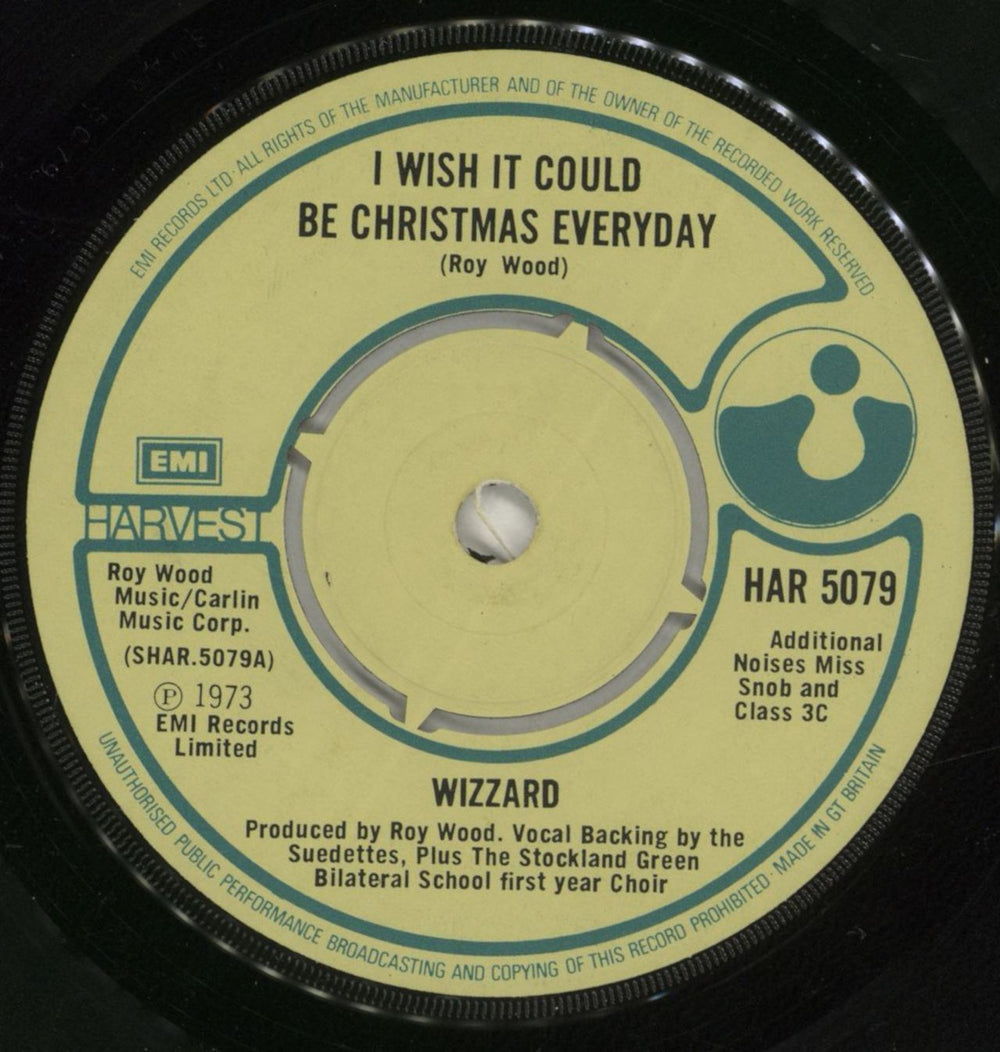 Wizzard I Wish It Could Be Christmas - Gatefold UK 7" vinyl single (7 inch record / 45) WZZ07IW98453