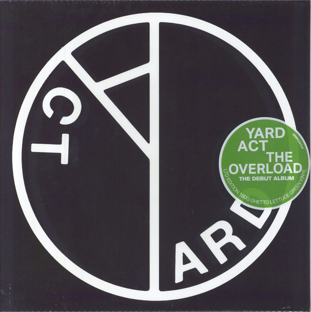 Yard Act The Overload - Ghetto Lettuce Green Vinyl 180 Gram - Sealed UK vinyl LP album (LP record) ZENFC007LP