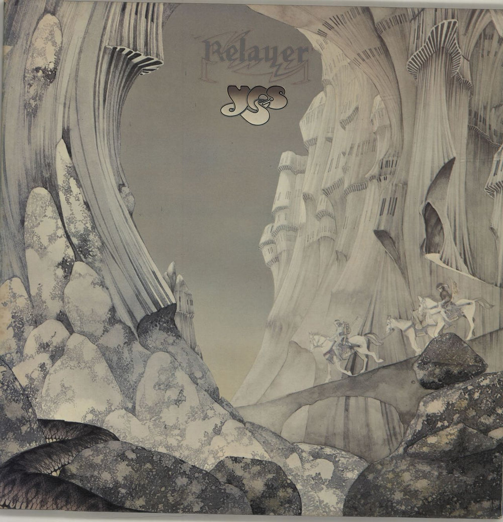 Yes Relayer - 2nd UK vinyl LP album (LP record) K50096