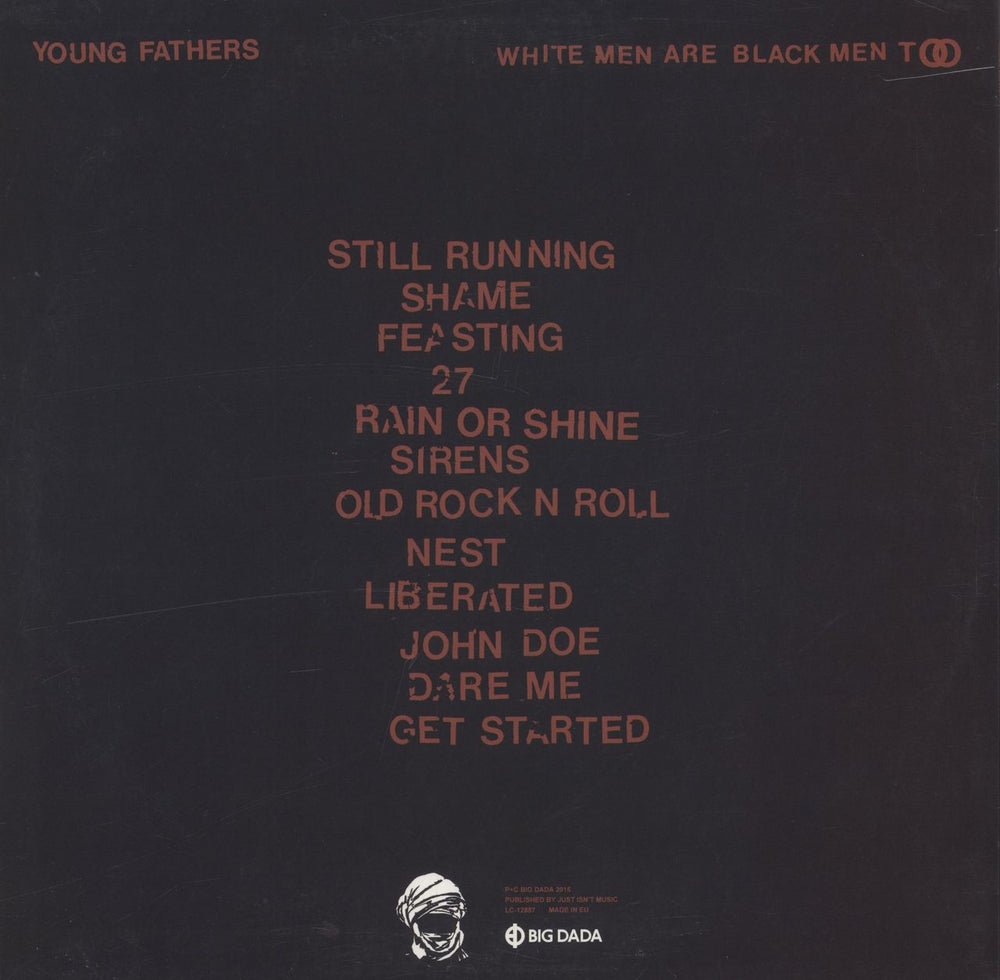 Young Fathers White Men Are Black Men Too - Red Vinyl UK vinyl LP album (LP record)