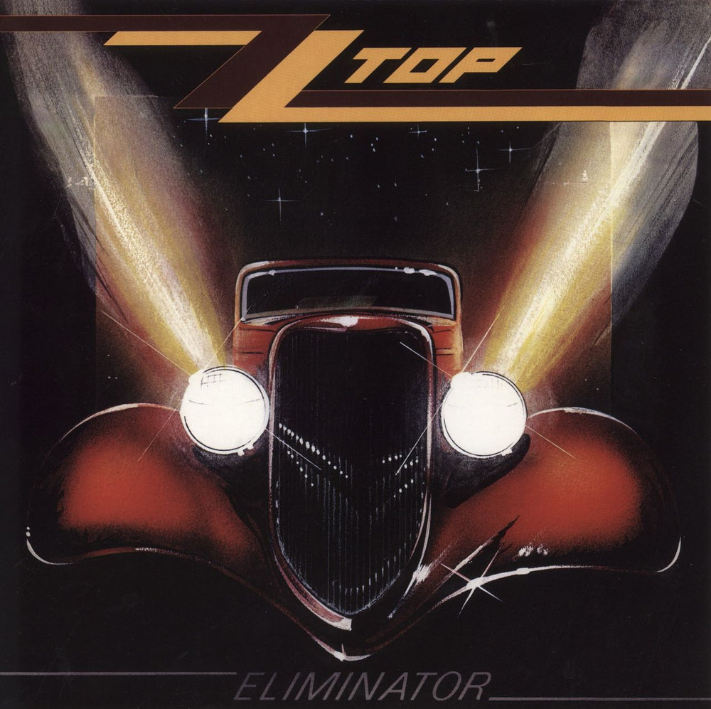 ZZ Top Eliminator - Gold Vinyl 40th Anniversary UK vinyl LP album (LP record) RCD123774