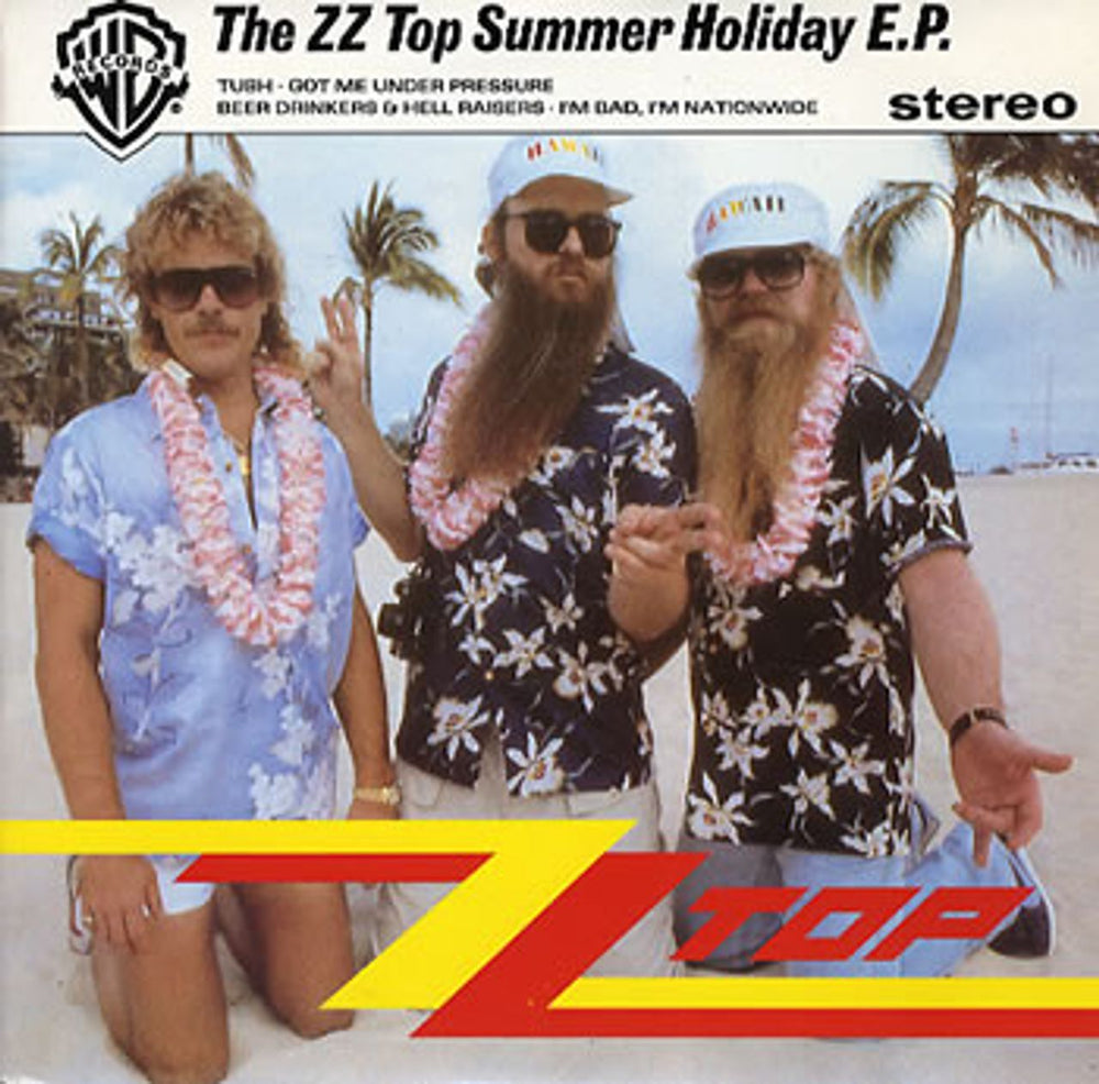 ZZ Top The ZZ Top Summer Holiday EP UK 7" vinyl single (7 inch record / 45) W8946