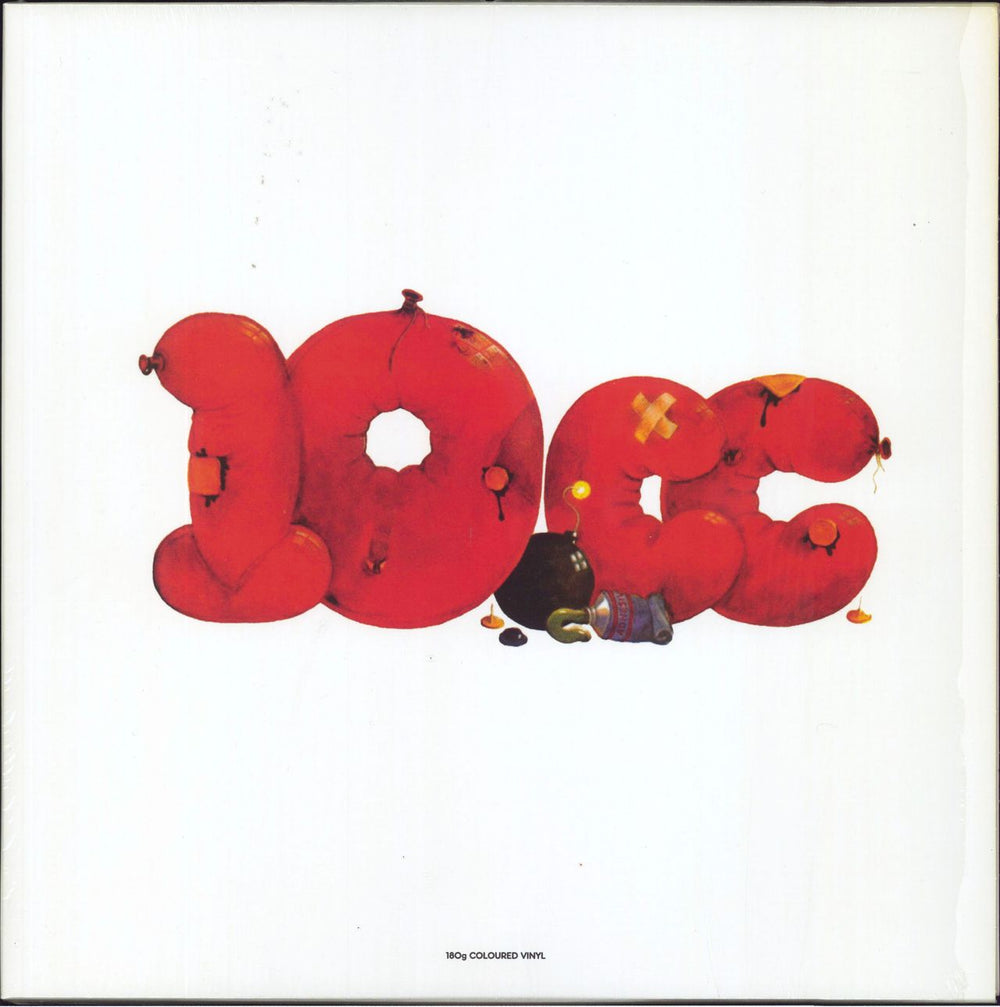 10cc 10cc - Red UK vinyl LP album (LP record) BADLP006