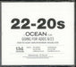 22-20s Ocean US Promo CD-R acetate CDR-ACETATE
