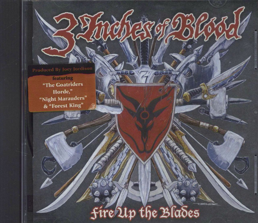 3 Inches of Blood Fire Up The Blades UK CD album (CDLP) RR80232