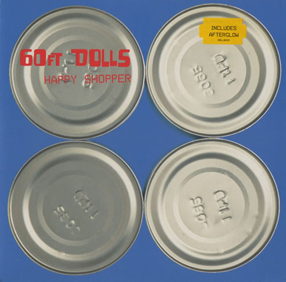 60ft Dolls Happy Shopper - Grey Vinyl UK 7" vinyl single (7 inch record / 45) DOLLS005