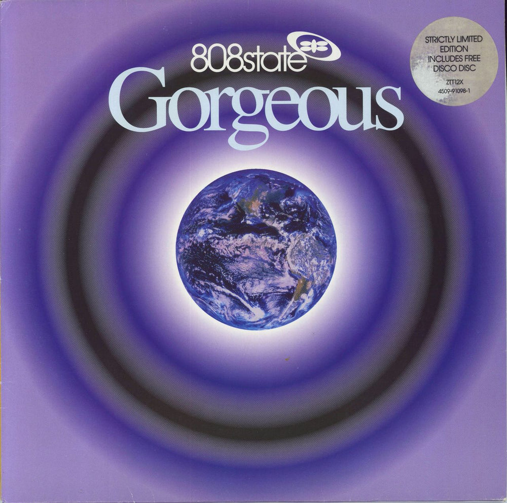 808 State Gorgeous + 12" UK 2-LP vinyl record set (Double LP Album) ZTT12X