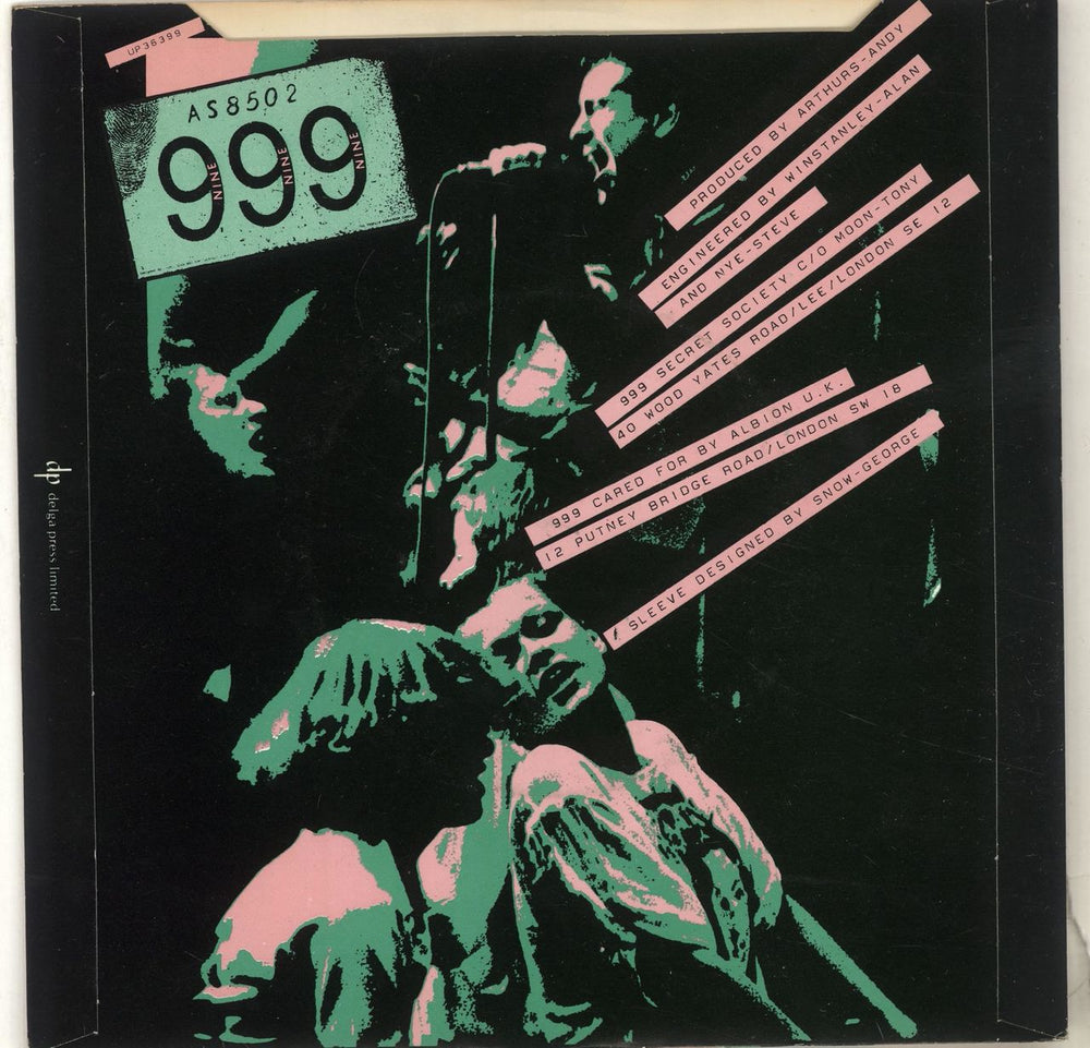 999 Emergency - P/S UK 7" vinyl single (7 inch record / 45) 99907EM336170