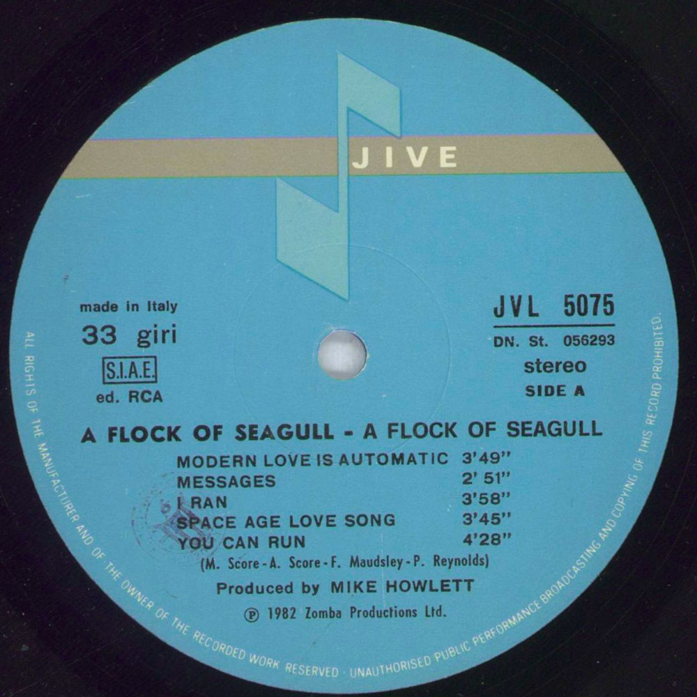 A Flock Of Seagulls A Flock Of Seagulls Italian vinyl LP album (LP record) FLKLPAF819498