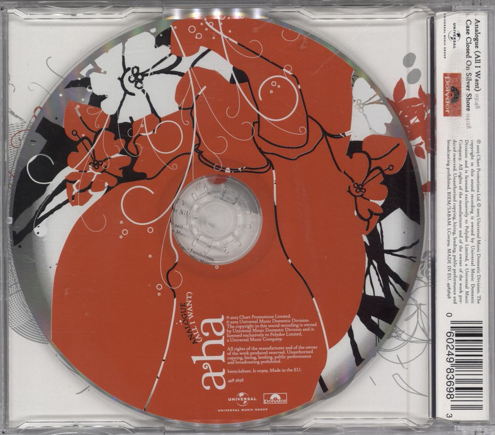 A-Ha Analogue [All I Want] UK CD single (CD5 / 5") AHAC5AN496923