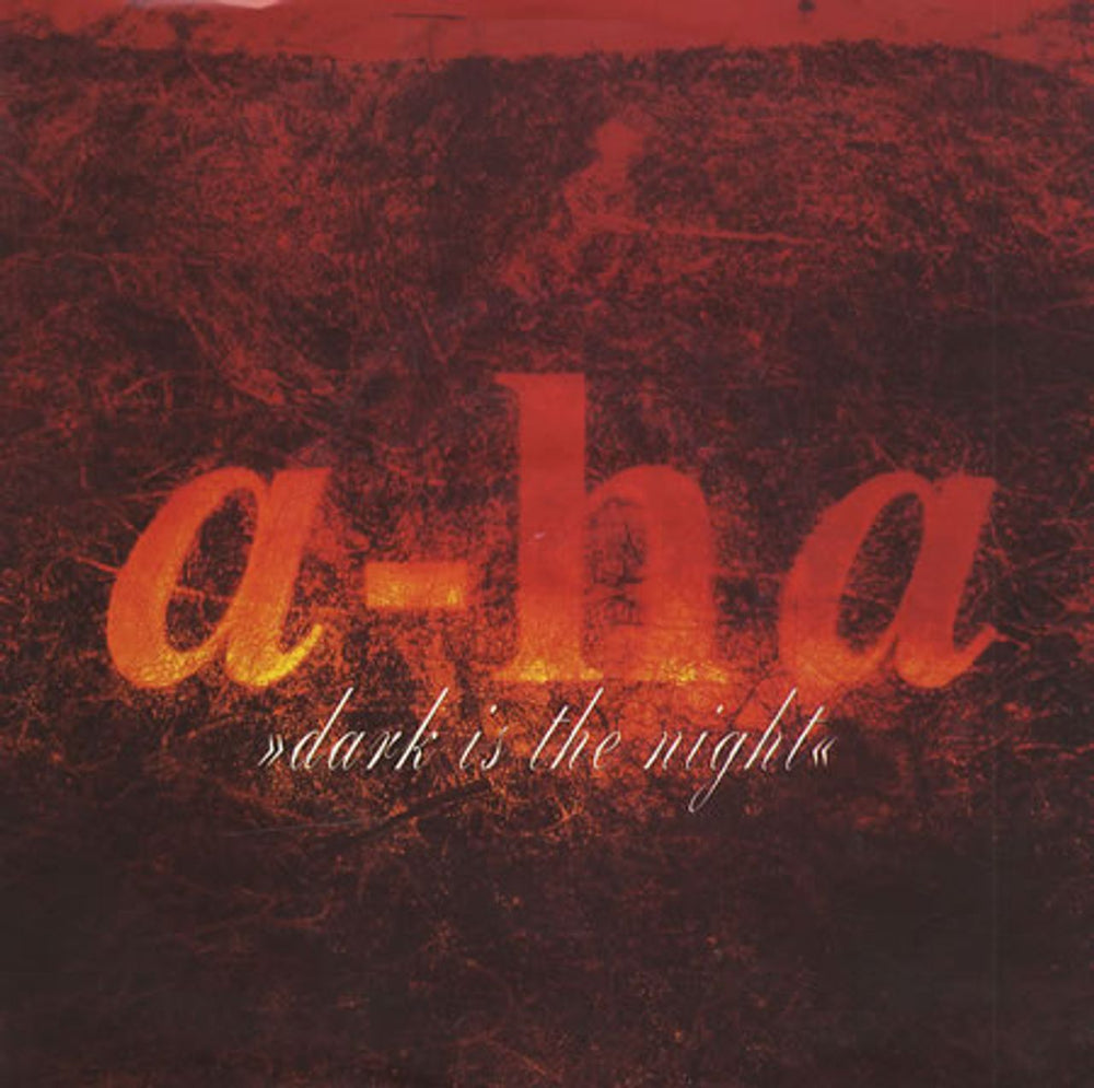 A-Ha Dark Is The Night UK 7" vinyl single (7 inch record / 45) W0175