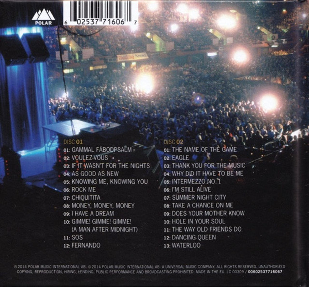 Abba Live At Wembley Arena - Sealed UK 2 CD album set (Double CD) ABB2CLI648500