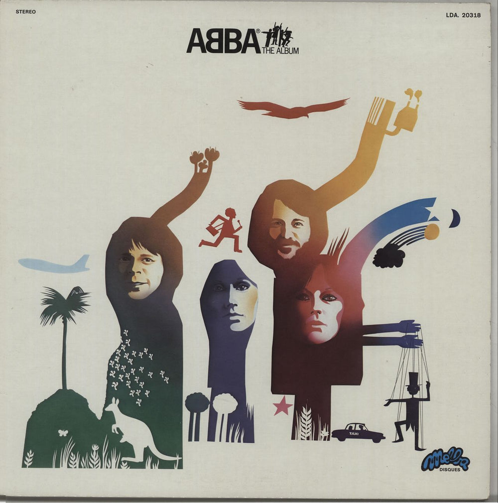 Abba The Album French vinyl LP album (LP record) LDA.20318