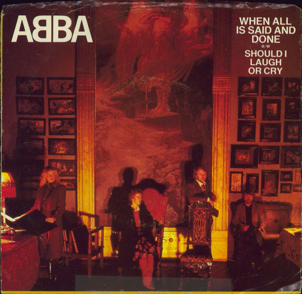 Abba When All Is Said And Done + p/s - ex US 7" vinyl single (7 inch record / 45) 3889
