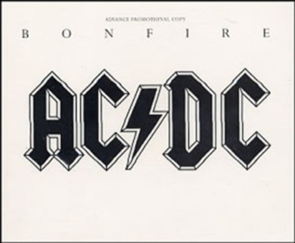 AC/DC Bonfire US Promo CD album (CDLP) PRCD9929-2