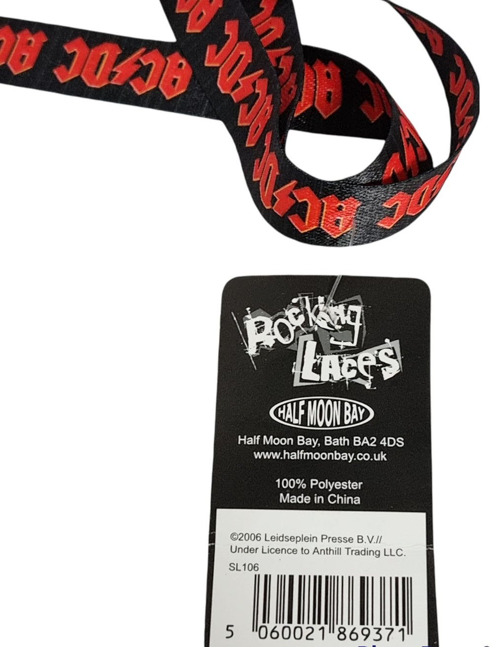 AC/DC Logo Shoe Laces UK memorabilia ACDMMLO355512