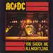 AC/DC You Shook Me All Night Long - Mislabelled + Sleeve UK 7" vinyl single (7 inch record / 45) K11600