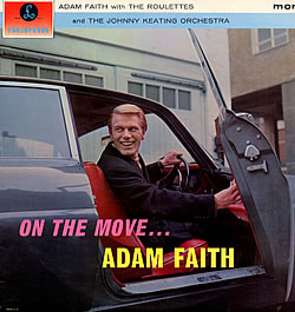 Adam Faith On The Move UK vinyl LP album (LP record) PMC1228