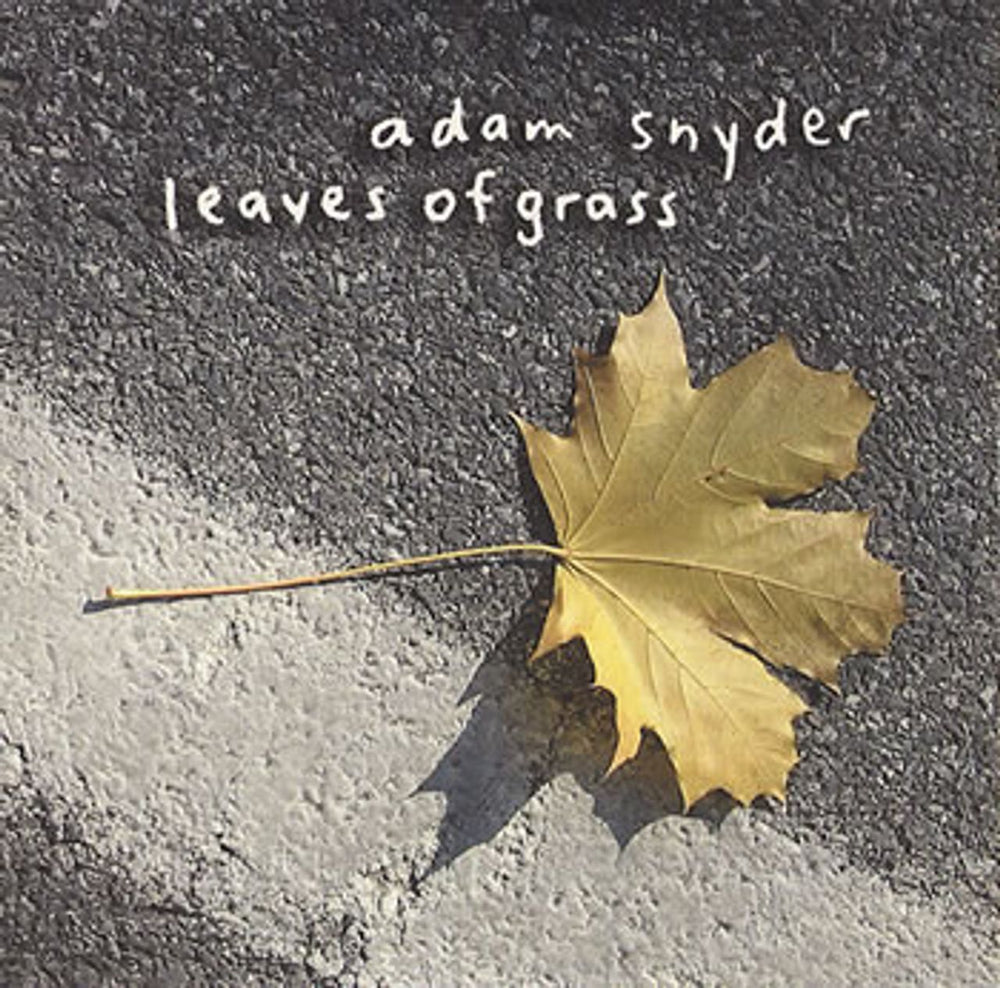 Adam Snyder Leaves Of Grass UK Promo CD single (CD5 / 5") HTICDS004