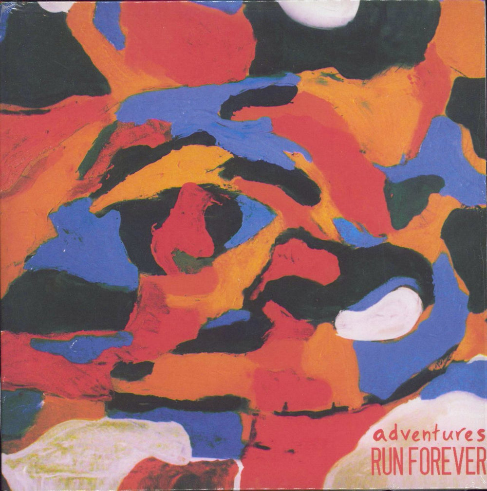 Adventures [Emo] Adventures / Run Forever - Half Blue / Half Red + Shrink UK 7" vinyl single (7 inch record / 45) NSR097