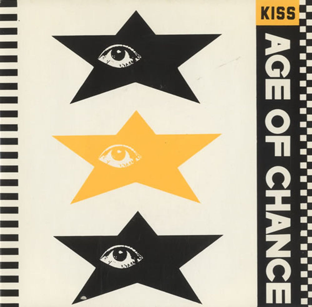 Age Of Chance Kiss UK 7" vinyl single (7 inch record / 45) AGE5