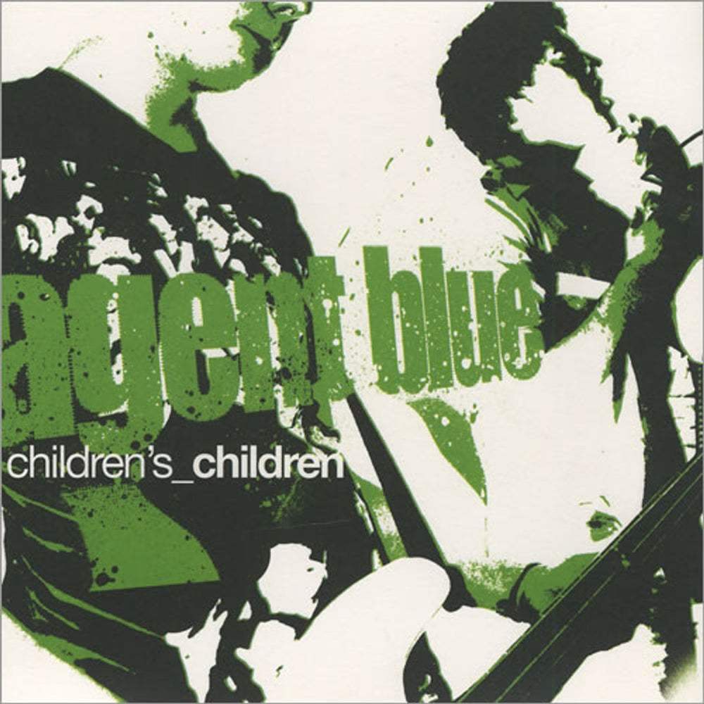 Agent Blue Children's Children - Green Vinyl UK 7" vinyl single (7 inch record / 45) MCS4041