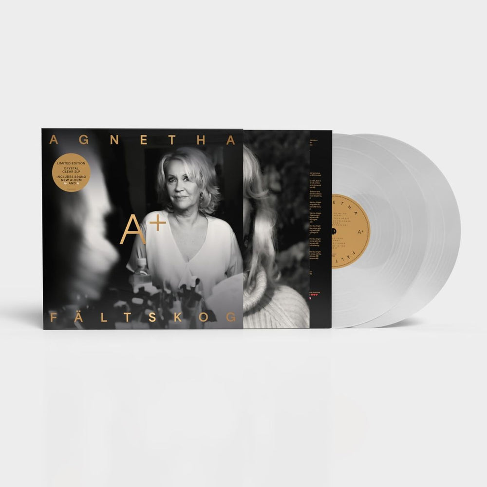 Agnetha Fältskog A+ - Crystal Clear Vinyl - Sealed UK 2-LP vinyl record set (Double LP Album) 538913331