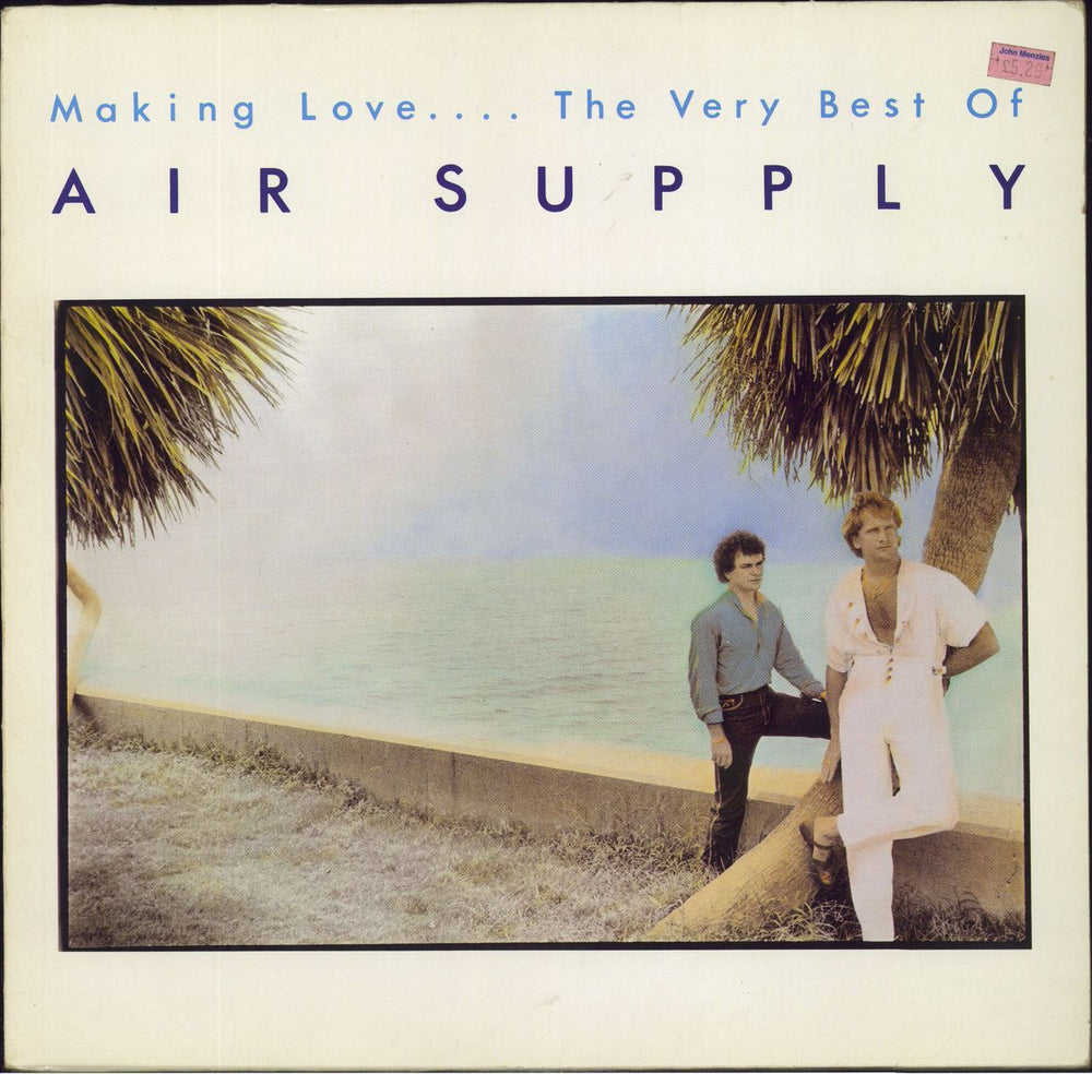 Air Supply Making Love... The Very Best Of German vinyl LP album (LP record) 205545