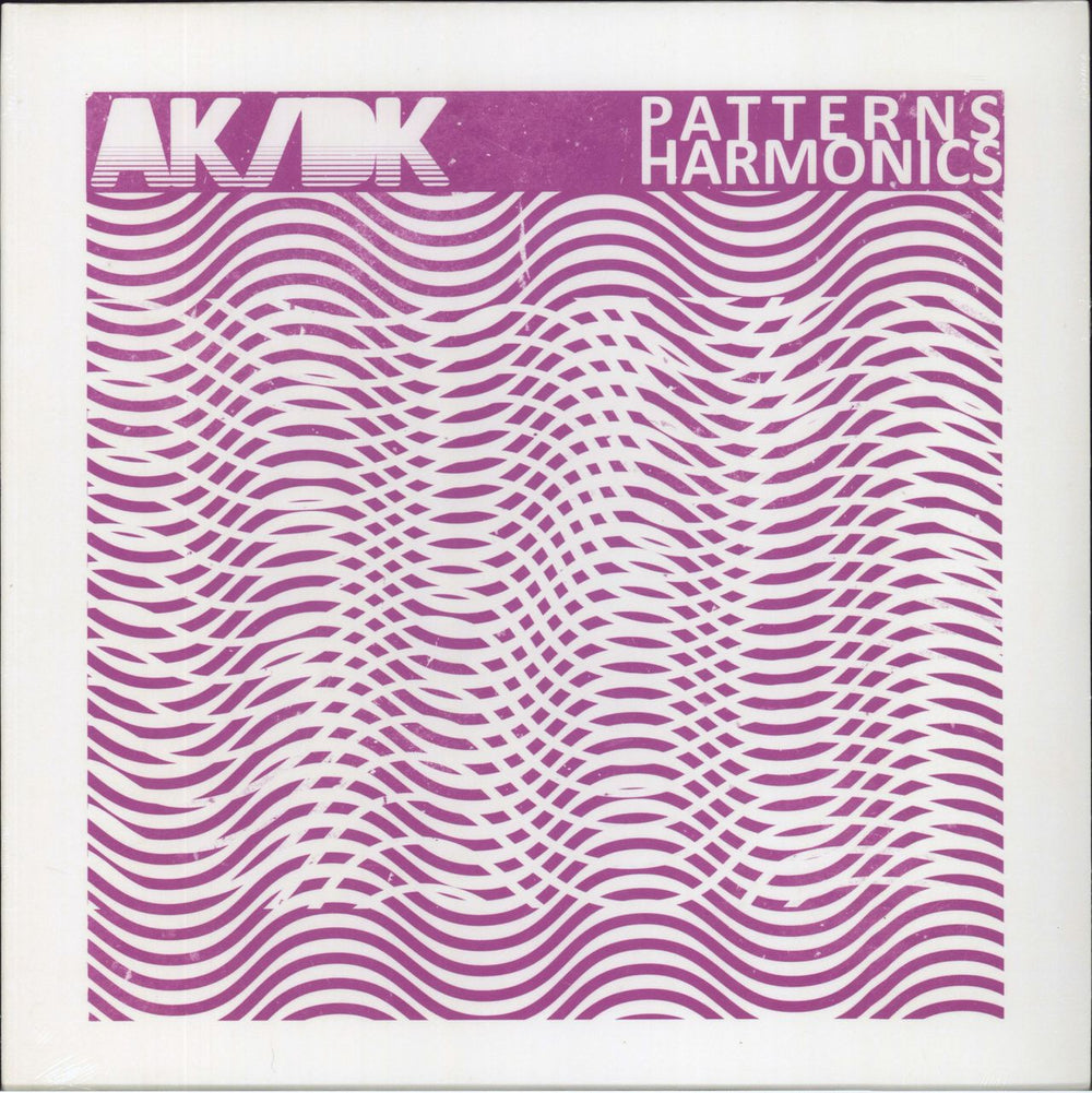 AK/DK Patterns/Harmonics - White Vinyl - Sealed UK Promo vinyl LP album (LP record) LME009LP