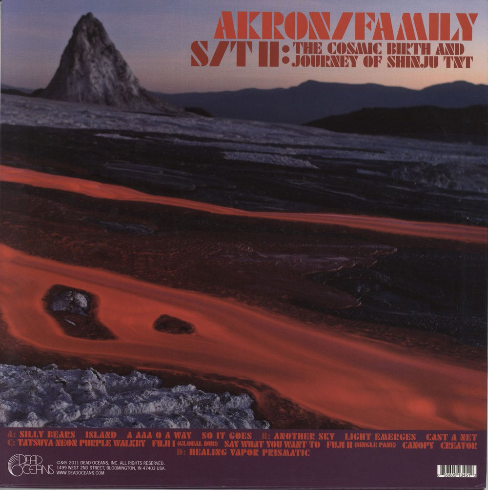 Akron/Family S/T II: The Cosmic Birth And Journey Of Shinju TNT US 2-LP vinyl record set (Double LP Album) 656605134512