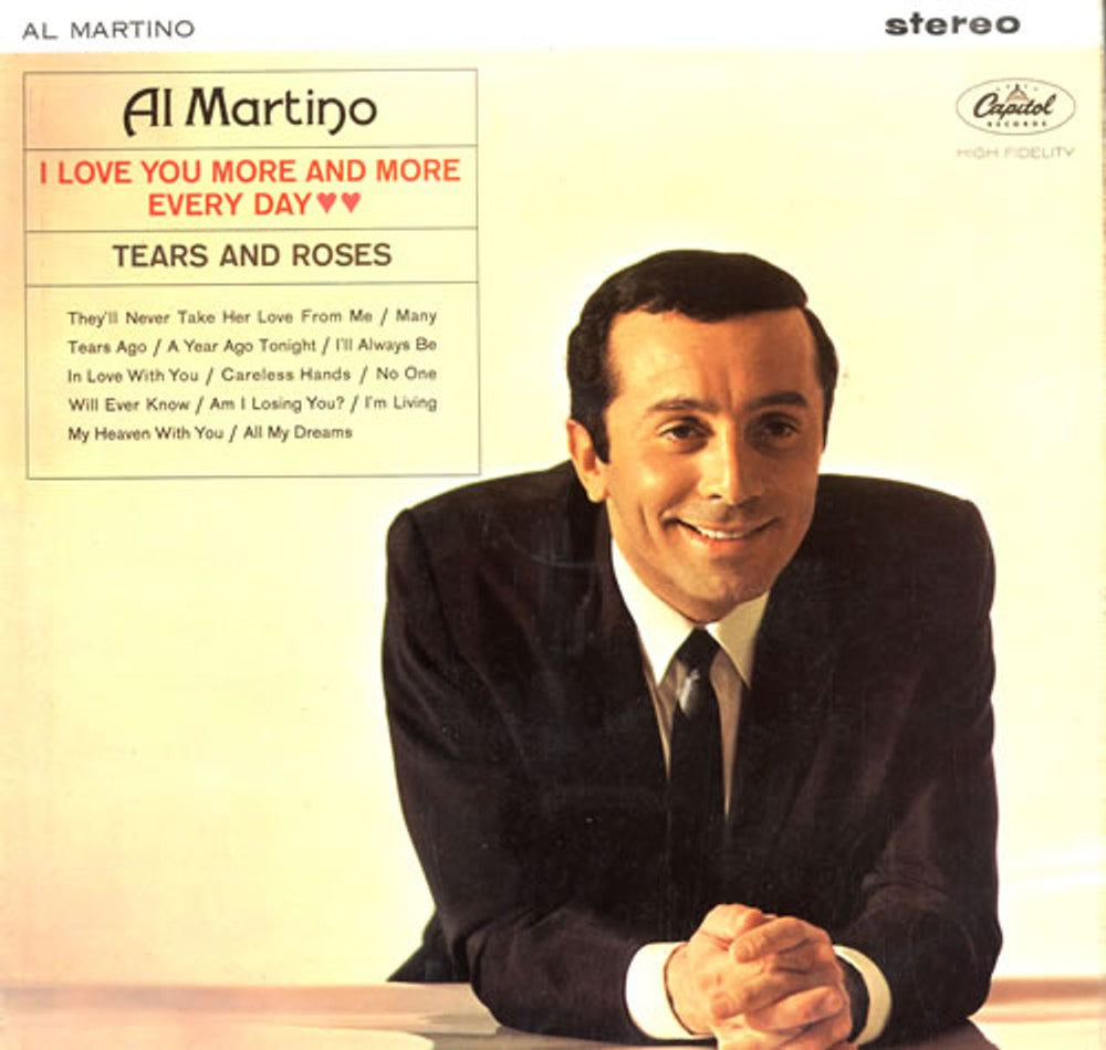 Al Martino I Love You More And More Every Day UK vinyl LP album (LP record) ST2107