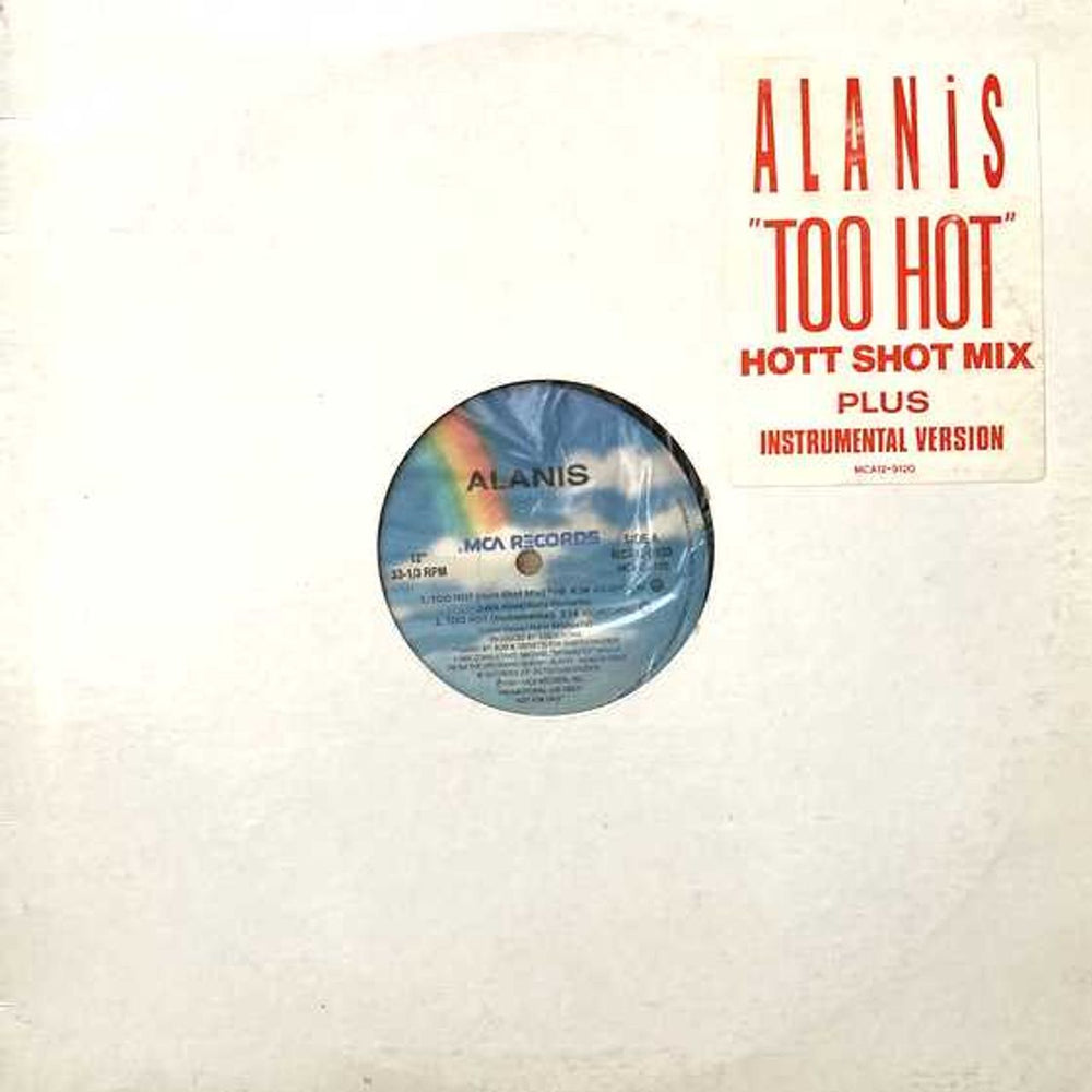 Alanis Morissette Too Hot Canadian Promo 12" vinyl single (12 inch record / Maxi-single) MCA129120