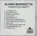 Alanis Morissette Under Rug Swept UK Promo CD-R acetate CD-R