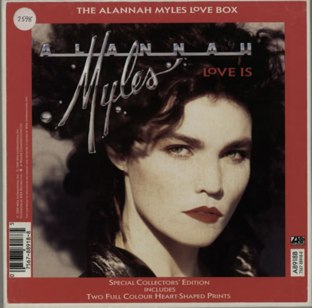 Alannah Myles Love Is - Box UK 7" vinyl single (7 inch record / 45) A8918B