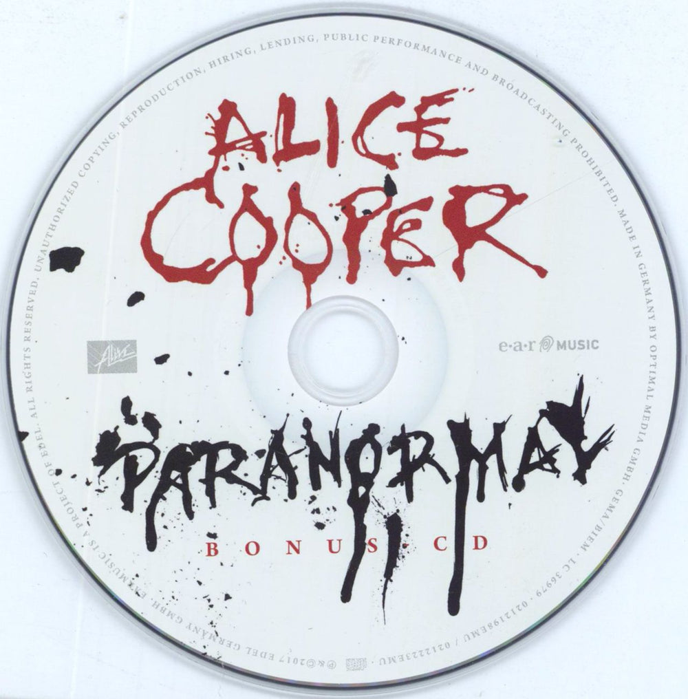 Alice Cooper Paranormal - 180gram Vinyl + CD German 2-LP vinyl record set (Double LP Album)