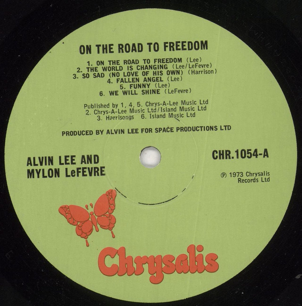 Alvin Lee On The Road To Freedom UK vinyl LP album (LP record) LEELPON278596