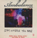 Ambulance Ltd Stay Where You Are UK CD single (CD5 / 5") TVTUK5CD