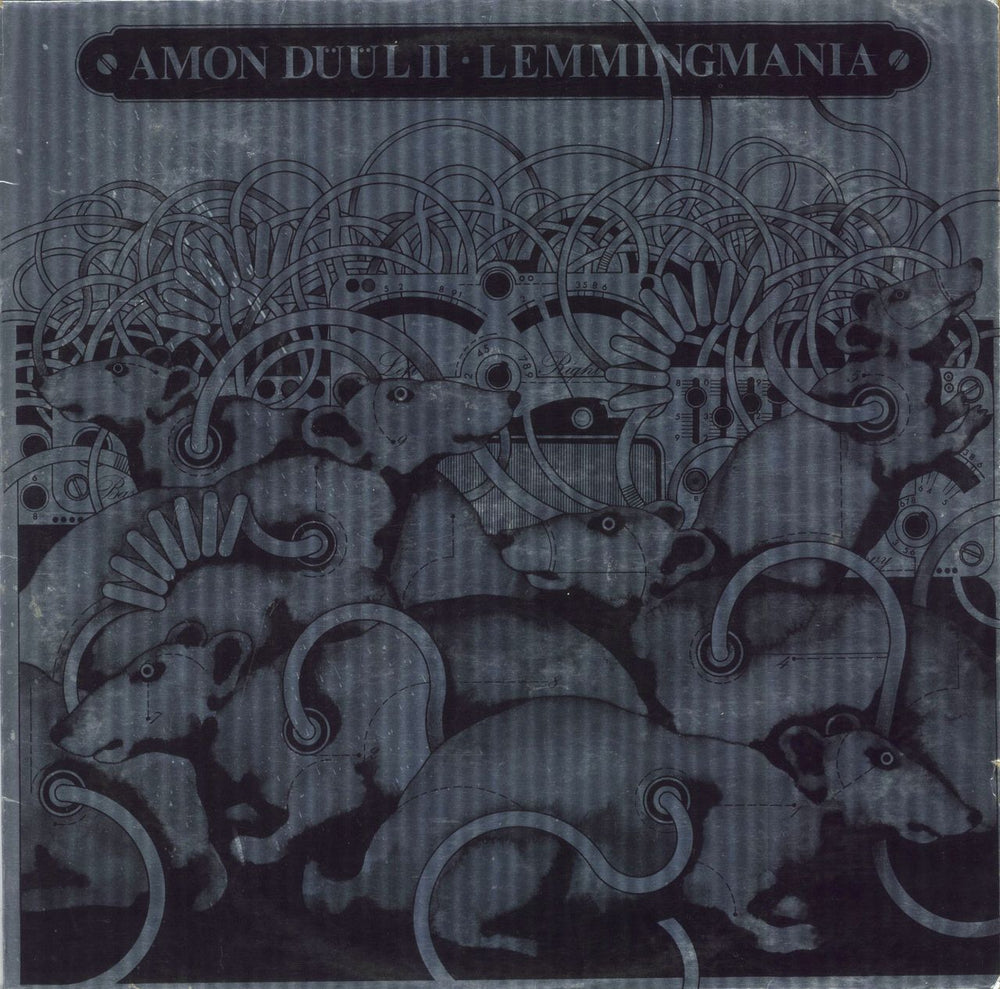 Amon Düül Lemmingmania - Foil Sleeve - EX UK vinyl LP album (LP record) UAG29723G