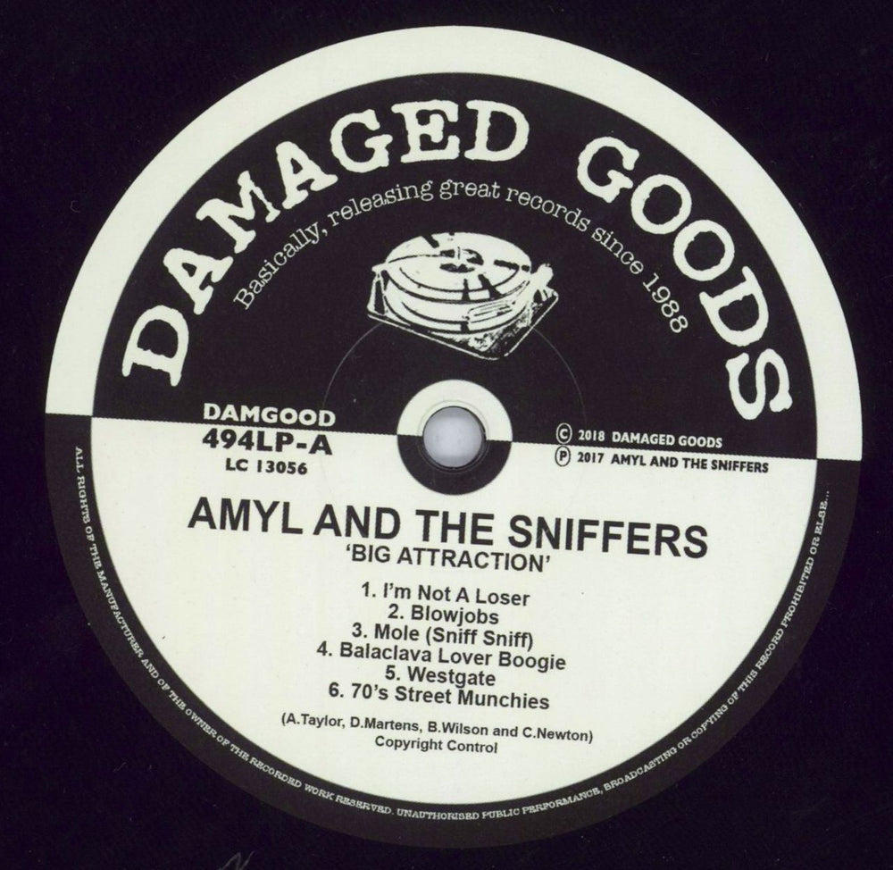 Amyl And The Sniffers Big Attraction & Giddy Up UK vinyl LP album (LP record) 234LPBI820171