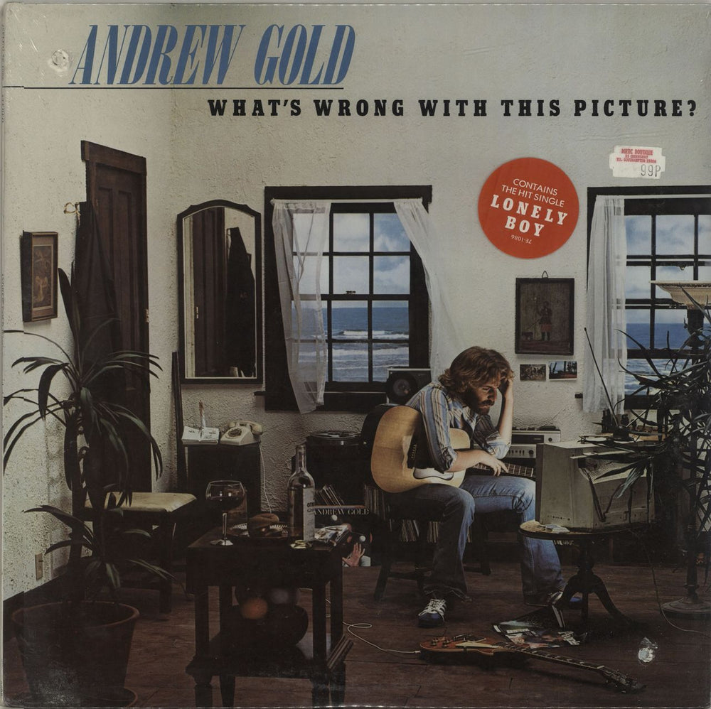 Andrew Gold What's Wrong With This Picture? - Sealed US vinyl LP album (LP record) 7E-1086