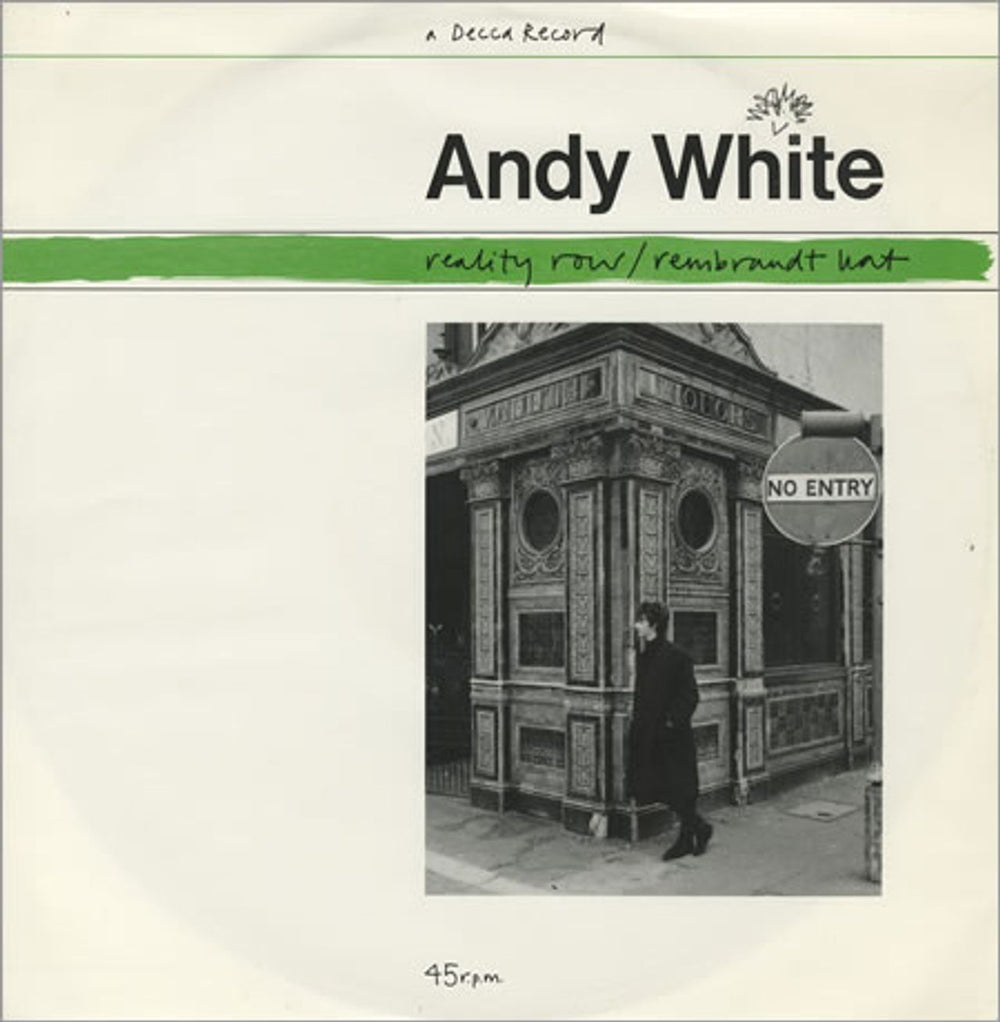 Andy White  Reality Row/Rembrandt Hat UK 12" vinyl single (12 inch record / Maxi-single) FX100