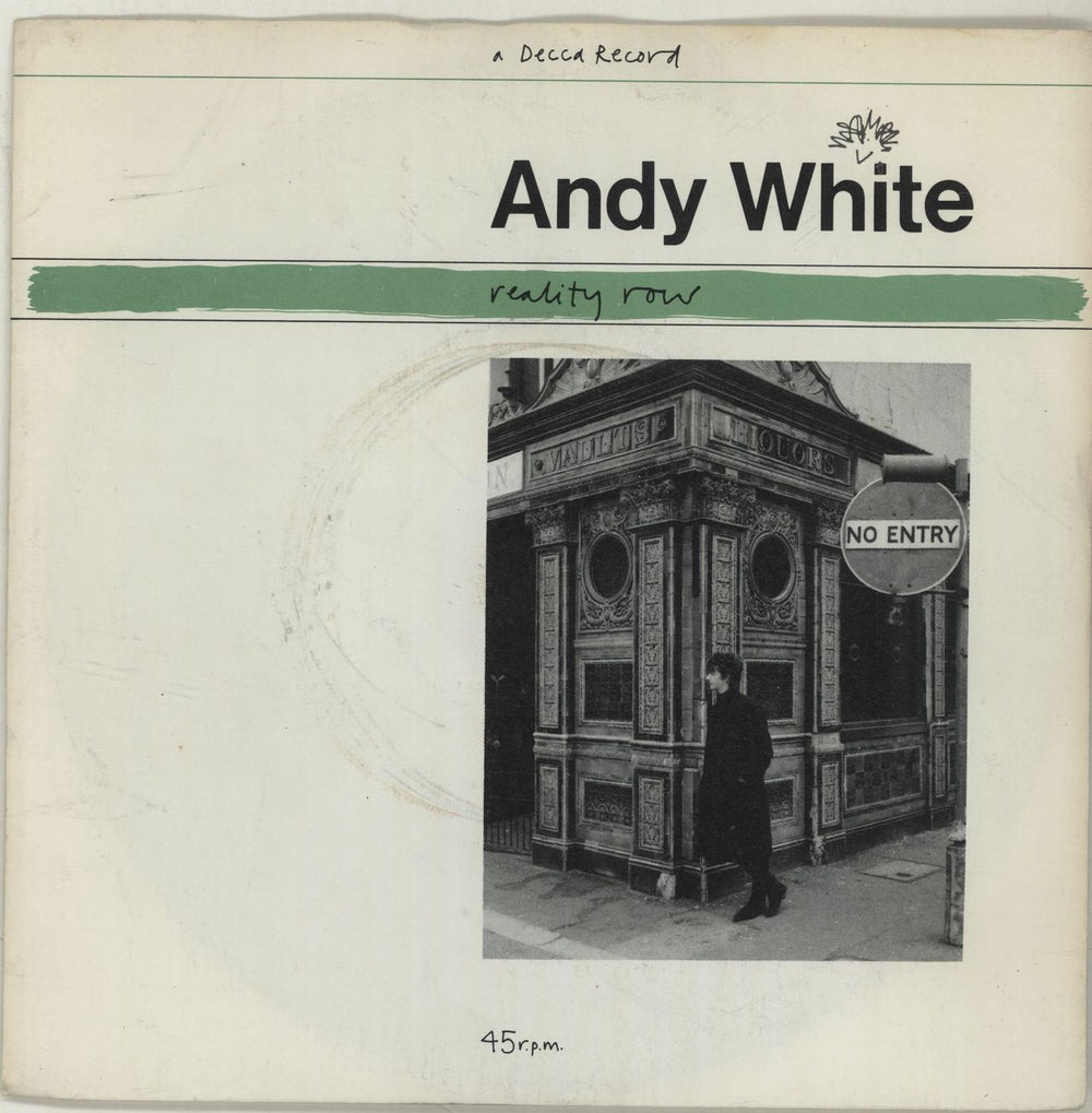 Andy White  Reality Row UK 7" vinyl single (7 inch record / 45) F100