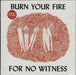 Angel Olsen Burn Your Fire For No Witness US vinyl LP album (LP record) JAG244
