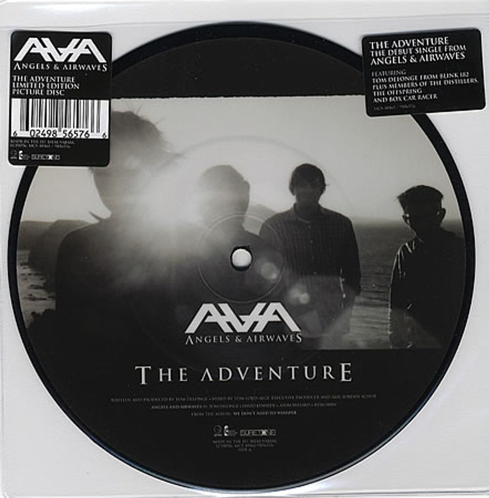 Angels & Airwaves The Adventure UK 7" vinyl picture disc (7 inch picture disc single) MCS40461