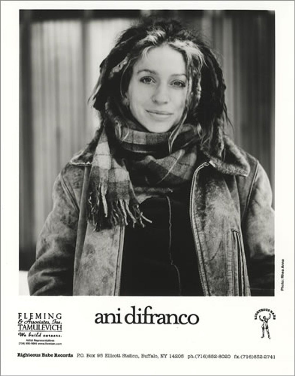 Ani Difranco Revelling/Reckoning US Promo media press pack PRESS PACK