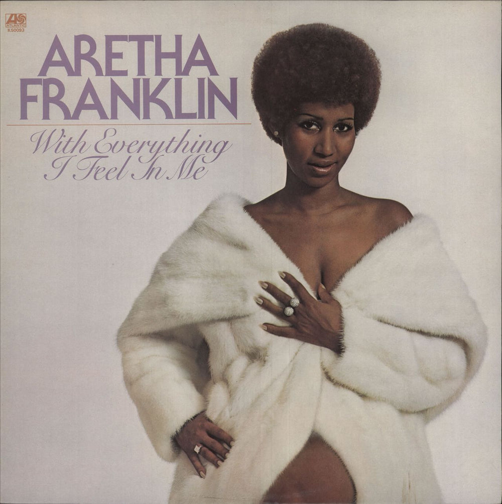 Aretha Franklin With Everything I Feel In Me UK vinyl LP album (LP record) K50093