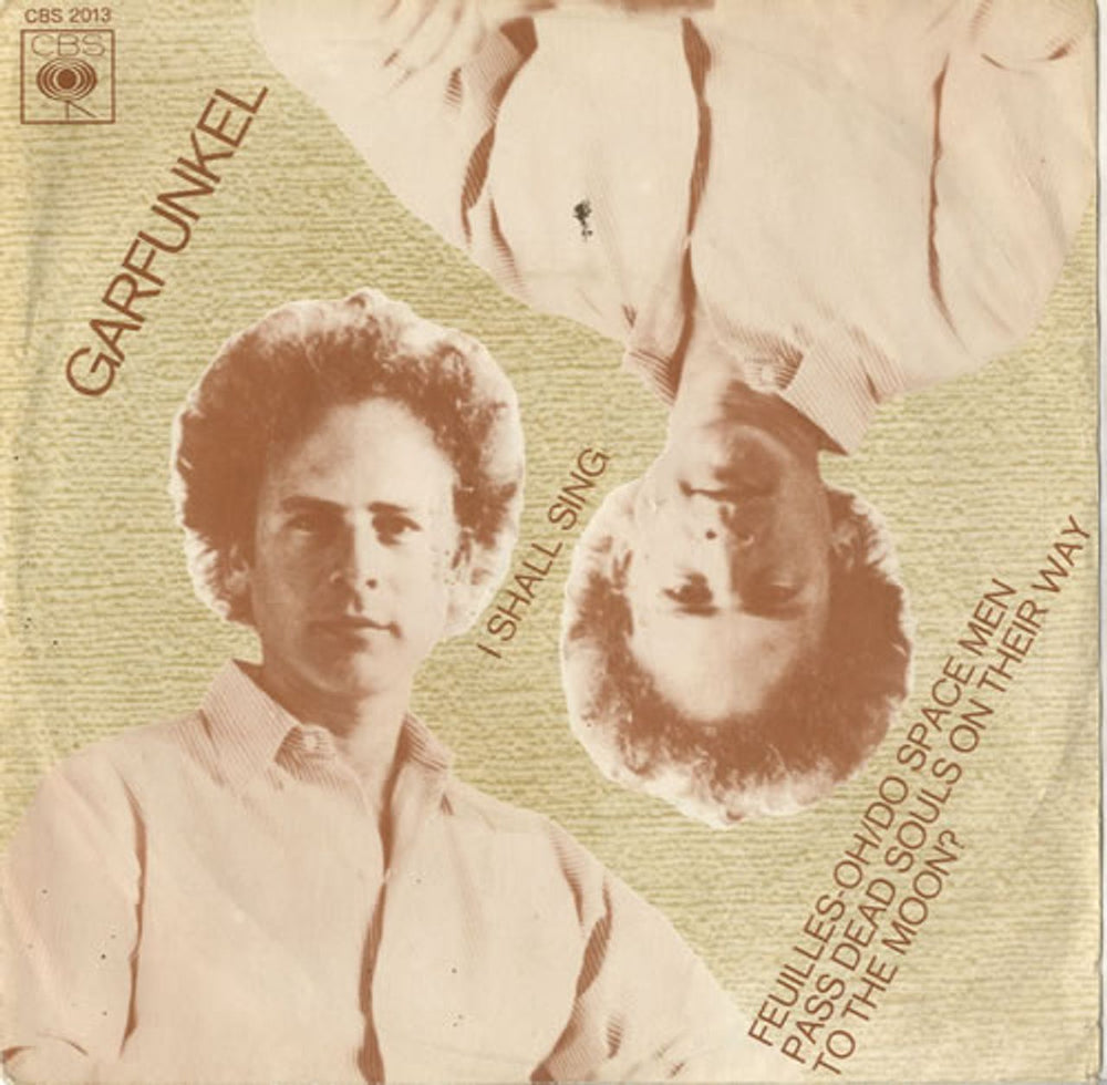 Art Garfunkel I Shall Sing Italian 7" vinyl single (7 inch record / 45) CBS2013