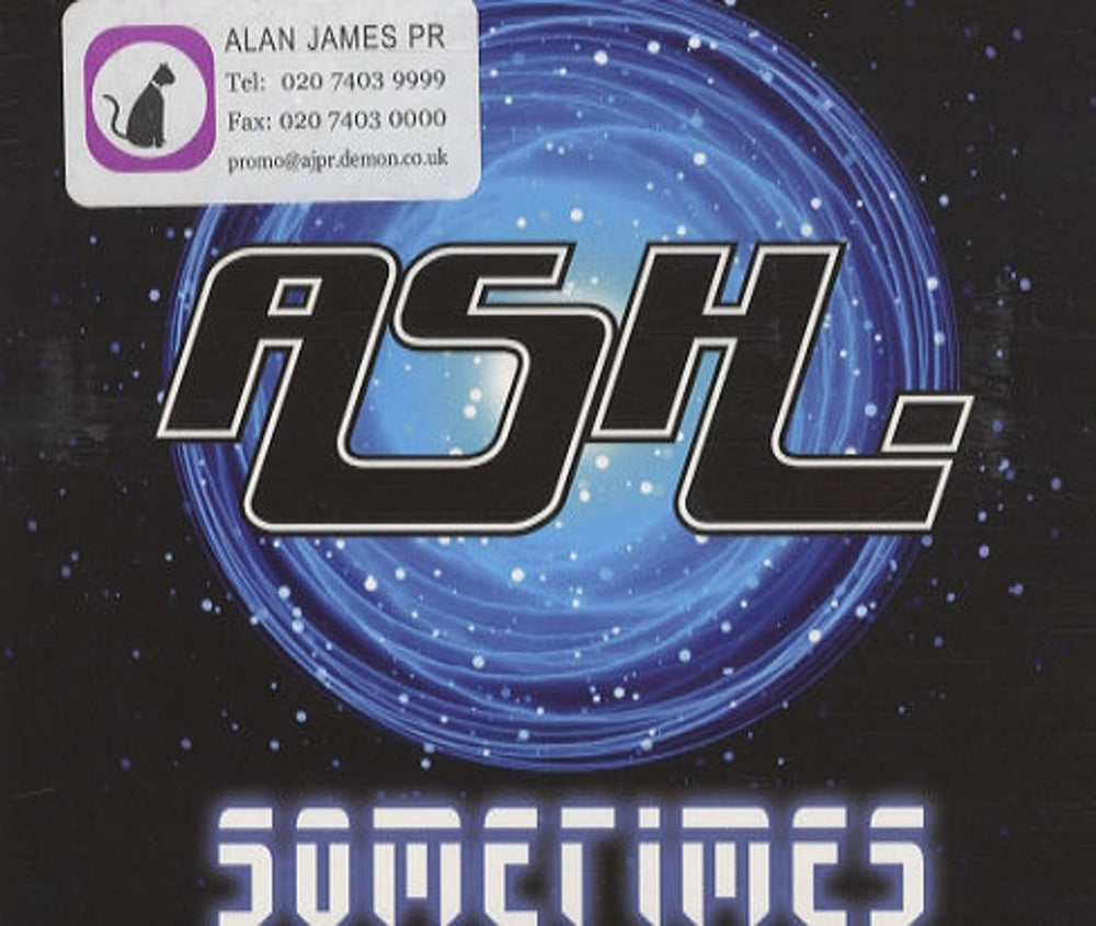 Ash Sometimes UK Promo CD single (CD5 / 5") INFECT101CDSP
