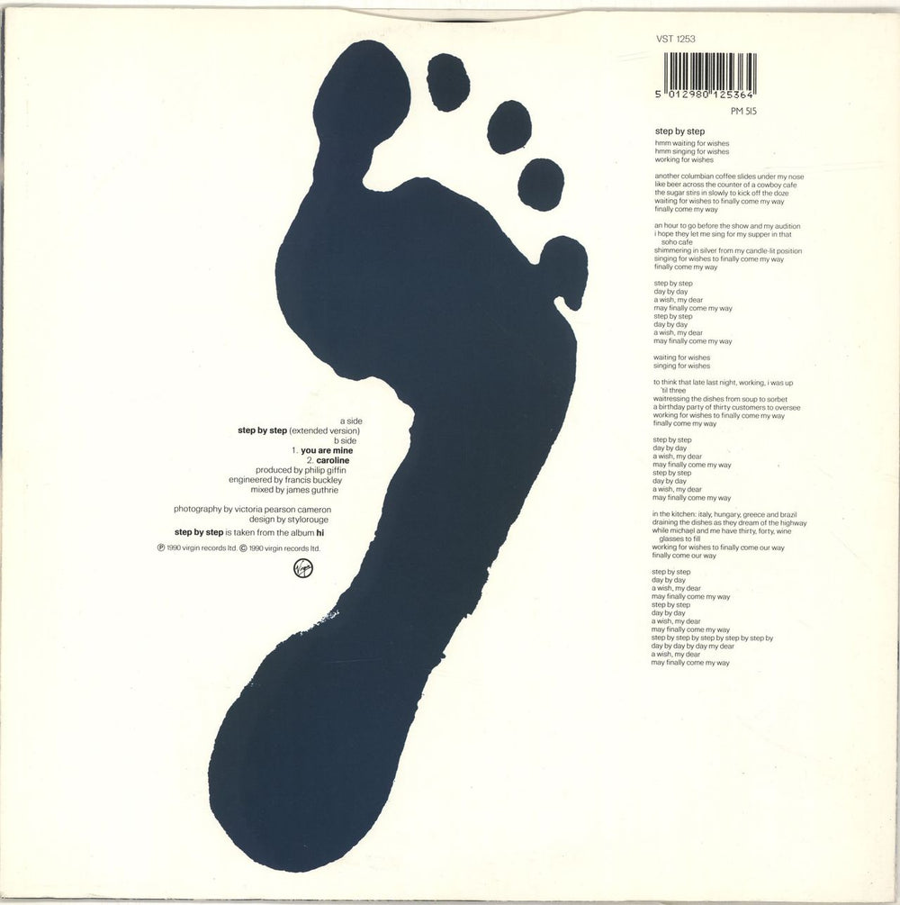 Ashley Maher Step By Step UK 12" vinyl single (12 inch record / Maxi-single) 5012980125364