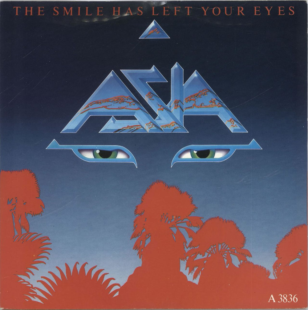 Asia The Smile Has Left Your Eyes UK Promo 7" vinyl single (7 inch record / 45) A3836